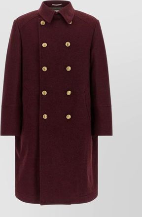 Brunello Cucinelli cashmere double-breasted coat