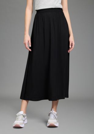 Laura Scott Maxirock LAURA SCOTT, Damen, Gr. 34, schwarz, Web, Obermaterial: 100% Viskose, unifarben, R&ouml;cke Maxirock, mit bequemem Komfortbund und Gummizug