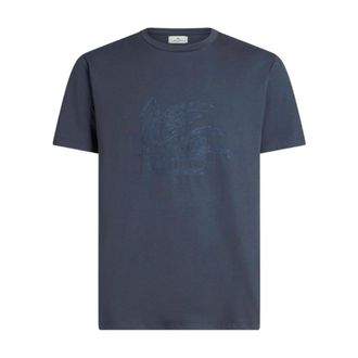 Etro Blue T-shirts and Polos
