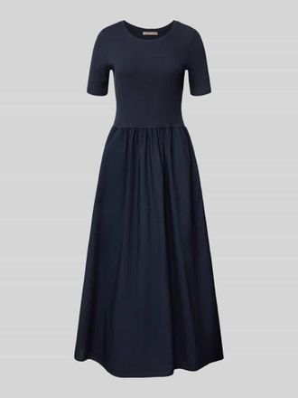 Christian Berg Midikleid in Falten-Optik in Marine, Gr&ouml;&szlig;e 34