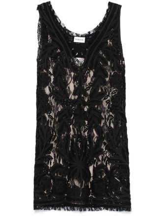 P.A.R.O.S.H. Nixie mini dress - women - Polyamide - S - Black