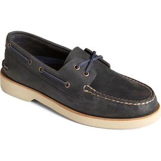 Sperry Top-Sider Authentic Original 2-Eye Boat Shoe in Navy at Nordstrom Rack, Size 9