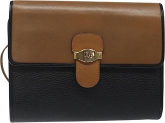 Dior Black Leather Shoulder Bag (Pre-Owned)