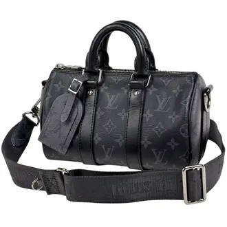 Louis Vuitton Black Gray Noir Monogram Eclipse Tote Bag (Pre-Owned)