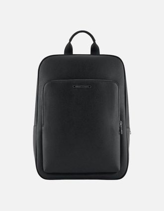 A|X Armani Exchange Mens Minimal Eco-Leather Black Backpack - Size: ONE size