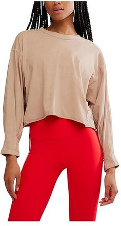 Free People Movement Inspire Layer Iss Womens Workout Sandy : LG (Womens 12-14), Elastane/Nylon