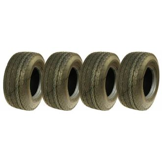 OEM 16.5x6.50-8 Neum&aacute;ticos De Remolque 6ply Alta Velocidad Legal, Carro Cortac&eacute;sped Golf - Juego De 4