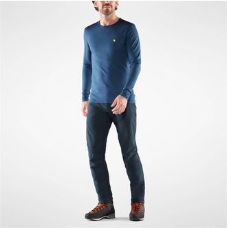 Fj&auml;llr&auml;ven Bergtagen Stretch Trousers In Mountain Blue