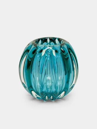 Yali Glass Fiori Uovo Hand-Blown Murano Glass Bud Vase (4.5in/12cm)