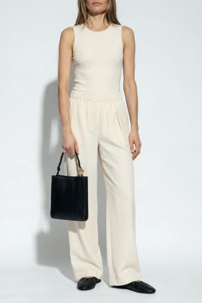 Jil Sander Body With A Round Neckline, Womens, Cream