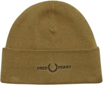 Fred Perry Gorro con gr&aacute;fico - Accessories - Hombre - Verde - ONE SIZE