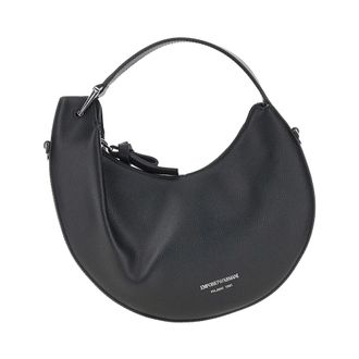 Emporio Armani Mini borsa hobo 1981 in pelle - - Bags - Donna - Nero - ONE SIZE