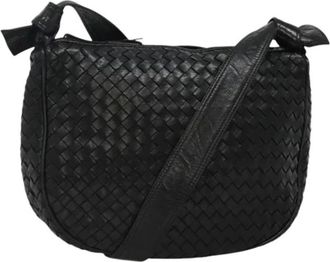 Bottega Veneta Pre-owned Cross Body Bags, female, Black, Size: ONE SIZE Pre-owned Vintage Shoulder Bag