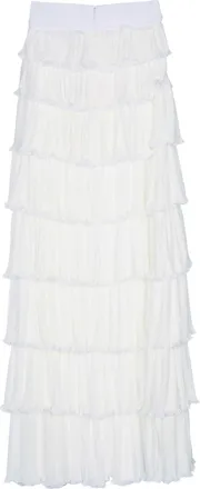 Elisabetta Franchi Lunga Skirt - White