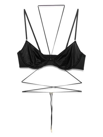 Maison Close Bh met print - Zwart