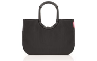 Reisenthel Einkaufskorb REISENTHEL Loopshopper L, Damen, schwarz (schwarz matt), Polyester, Einkaufsk&ouml;rbe Einkaufskorb