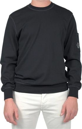 C.P. Company C.p. Company - Sweather Sweatshirt - Heren - Sweatshirts & Hoodies - Zwart - Maat: L Katoen