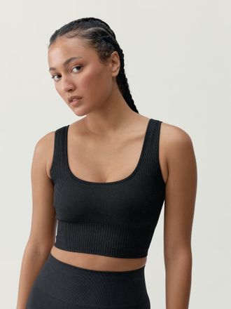 Born Living Yoga Top Yami Black