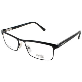 Elasta Mens Black Rectangular Eyeglass Frames 7241