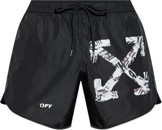 Off-white Costume da bagno con stampa Vive-Arrow - Nero