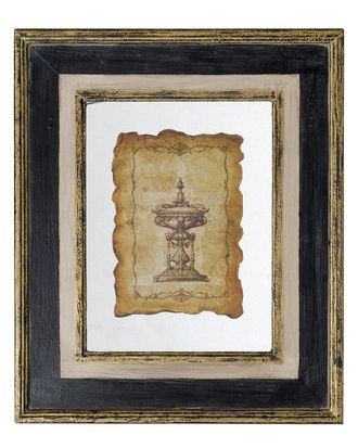 A&B Home Discontinued A&B Home Medium Lucian Framed Antiqued Sculpture Print