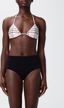 Burberry Costume da bagno bikini top in nylon check