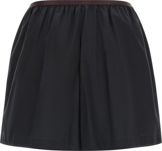 Christophe Lemaire Womens Gray Cotton Bermuda Shorts