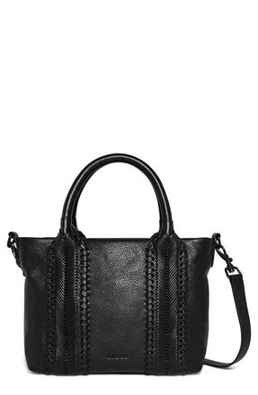 Aim&eacute;e All For Love French Leather Tote in Black at Nordstrom