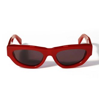 Off-white Sunglasses Ow1050 2507 Honolulu Red/Dark Gray Unisex