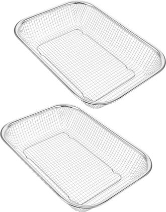 OEM Juego De 2 Cestas De Acero Inoxidable Para Lavavajillas, Escurridor Para Cubiertos Y Utensilios