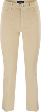 Sportmax Skinny Jeans - Dames - Flared Jeans - Beige - W27 - Jeans