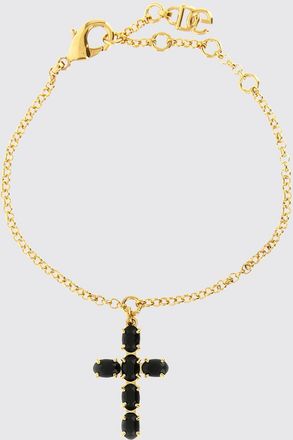 Dolce & Gabbana Bracciale con pendenti a croce e monogramma DG