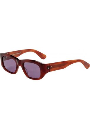 Garrett Leight Womens 2140 50 VINBRTBS Laguna Sunglasses - Brown - One Size