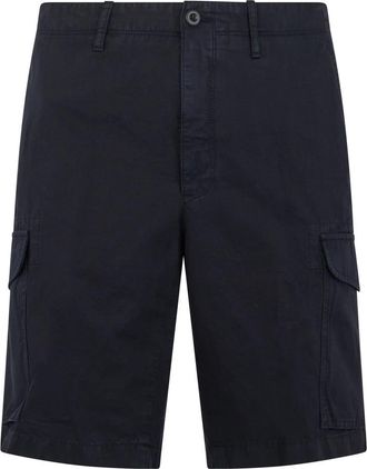 Slowear Slowear, Korte Broeken, Heren, Blauw, W33, Katoen, Regular Fit Cargo Bermuda Shorts