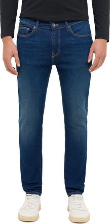Mustang Skinny-fit-Jeans MUSTANG Herren Style Frisco Skinny, Herren, Gr. 36, L&auml;nge 30, blau (803 dunkelblau), Denim/Jeans, 98% Baumwolle, 2% Elasthan, unifarb