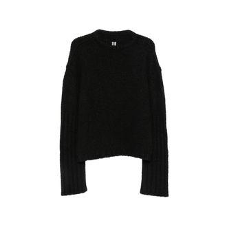 Rick Owens Ribbed-knit Long-sleeve Sweater