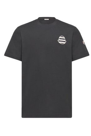 Moncler STRIPE LOGO T SHIRT Size: XXL, colour: NAVY