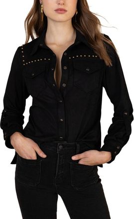 Hale Bob Simone Long Sleeve Woven Blouse