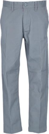 Obey Lange achterblijvende overstromde broek - Heren - Chinos - Grijs - W34 - Broeken
