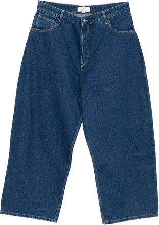 STUDIO NICHOLSON Cropped Wide-leg Jeans