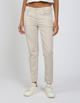 Gang Relax-fit-Jeans GANG 94AMELIE CROPPED, Damen, Gr. 26, N-Gr, gr&uuml;n (asparagus), Denim/Jeans, Obermaterial: 97% Baumwolle, 3% Elasthan, unifarben, relaxe