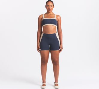 Nike Womens SKIMS Matte Shine Mix 5 Shorts in Blue | BOBKS6037W-DEO