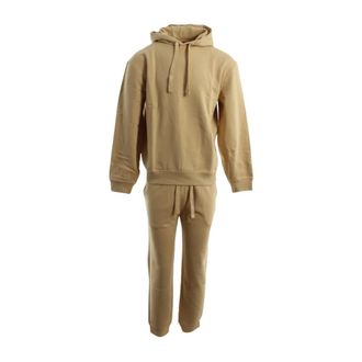 HUGO BOSS Hoodies & sweatvesten, Heren, Beige, S, Katoen, Dapodayote Trainingspak