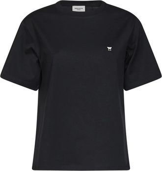 Max Mara Venaco T-Shirt - Dames - T-shirts - Zwart - XL - Katoen - Tops