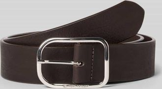 Tom Tailor Gürtel aus echtem Leder Modell HELEN in Dunkelbraun, Größe 100