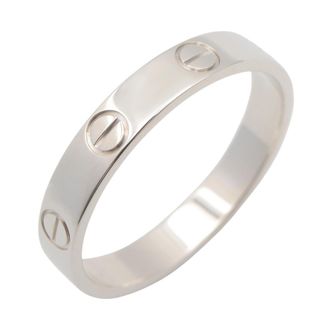 Cartier Silver White Gold (18K) Band Ring (Pre-Owned)