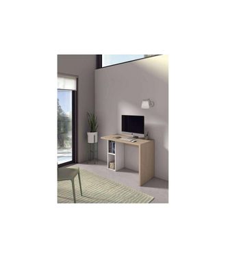 HERDASA Herdasa - Mesa Estudio Mod-denver Acabado Roble/blanco, 52 X 105 X 76 Cm (fondo X Ancho X Alto)