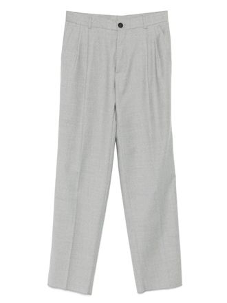 Manuel Ritz pleated trousers - men - Virgin Wool/Elastane/Acetate/Viscose - 48 - Grey