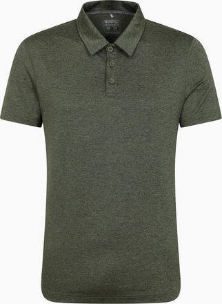 Mountain Warehouse Mens Mountain Warehouse Mens Deuce IsoCool Polo Shirt - Green - Size: 44
