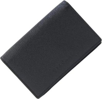 Bulgari Pre-owned Card Case - Heren - Vintage Accessoires - Zwart - ONE Size - Leer - Vintage